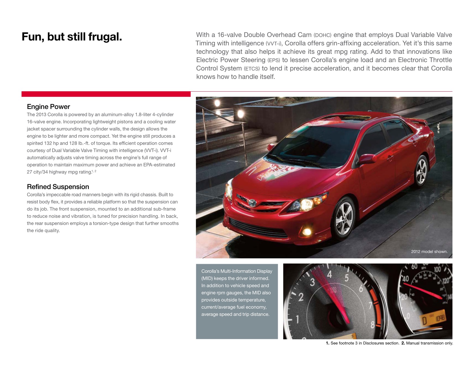 2013 Toyota Corolla Brochure